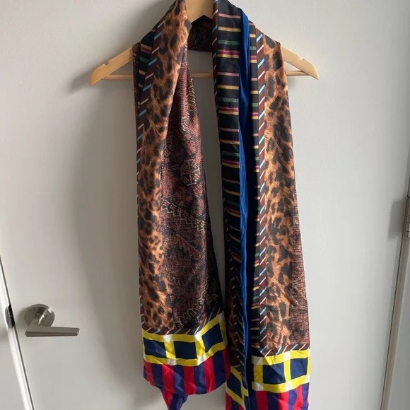 Pierre Louis Mascia Multicolor Patterned Scarf - Picture 2 of 6